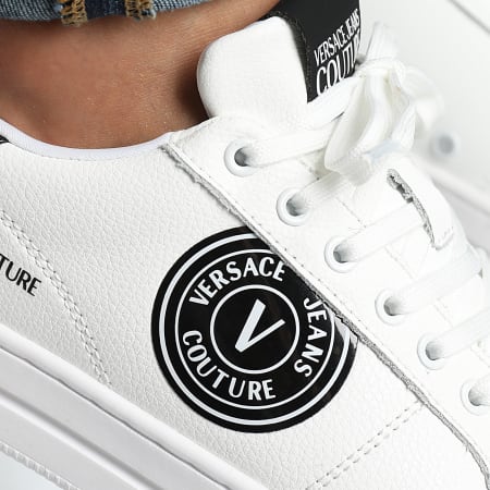 Versace Jeans Couture - Sneakers Fondo Court 88 74YA3SK1 in pelle granulosa a specchio