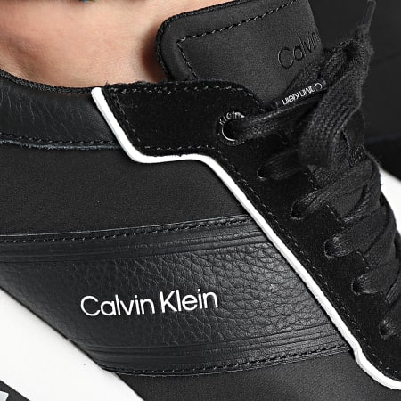 Calvin Klein - Baskets Low Top Lace Up Mix 1554 Black White
