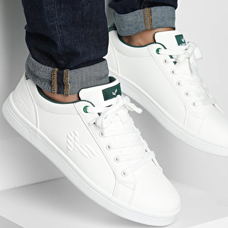 Kaporal - Darmy C400229 Blanco Verde Sneakers