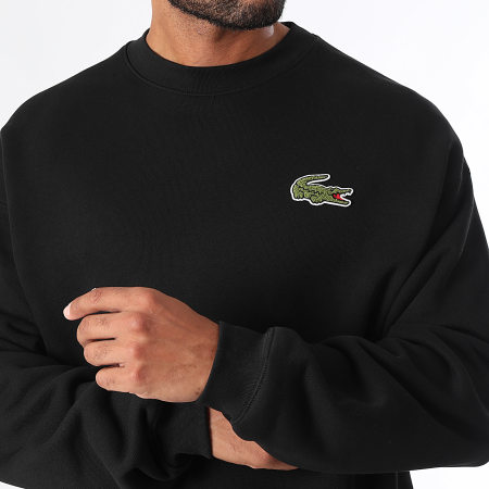 Lacoste sweat noir cheap