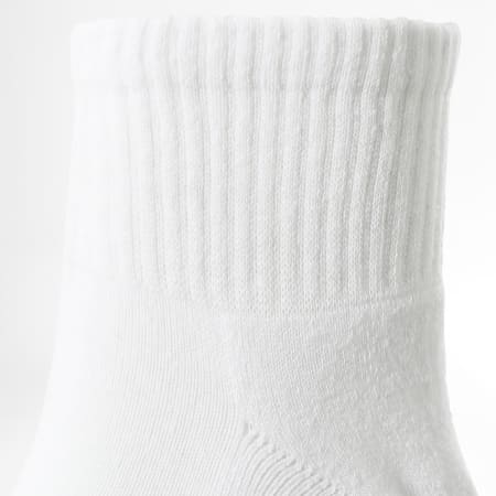LBO - Lote de 5 pares de calcetines 00125 blancos