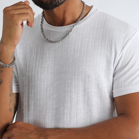 LBO - Textured Short Sleeve Tee 3480 Blanco