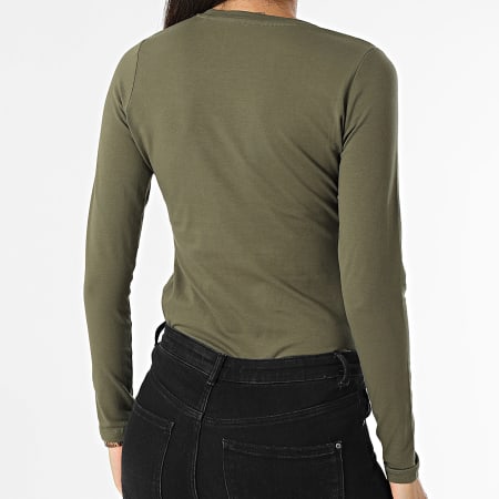 Pepe Jeans - Dames-T-shirt met lange mouwen New Virginia Green Khaki