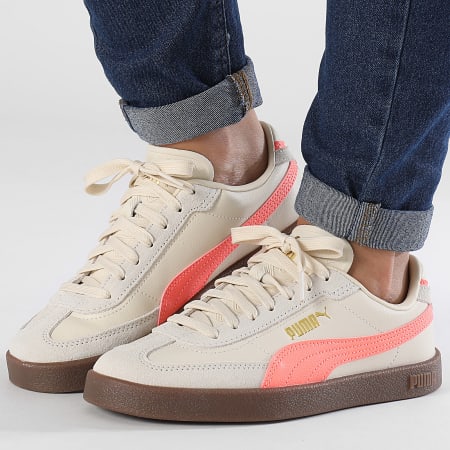 Puma - Club II Damessneakers Era 397447 Alpine Snow Fluro Peach Pes