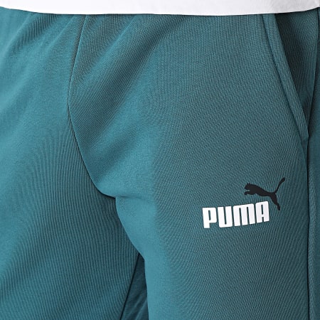 Puma - Pantaloni da jogging Essential+ 2 Collar Logo 586767 verde bottiglia