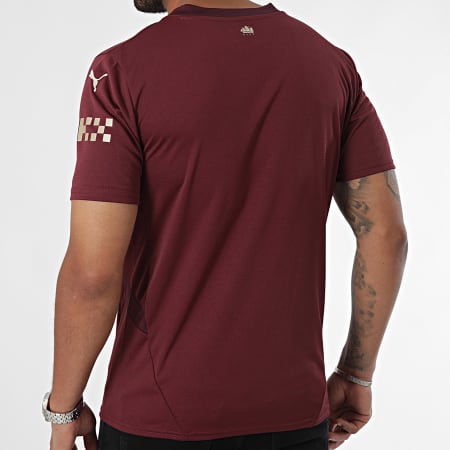 Puma - Maglia Manchester City scollo a V Terza Maglia Calcio Replica 775201 Bordeaux