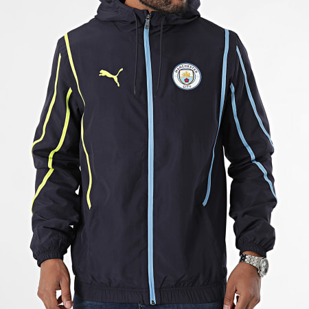 Puma Coupe Vent Manchester City Prematch 777580 Bleu Marine LaBoutiqueOfficielle