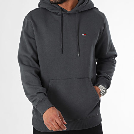 Tommy Jeans - Vlag Hoody 0742 Houtskool Grijs