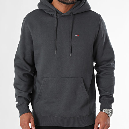 Tommy Jeans - Vlag Hoody 0742 Houtskool Grijs