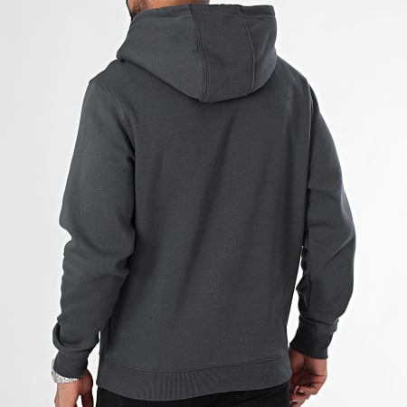 Tommy Jeans - Sweat Capuche Flag 0742 Gris Anthracite