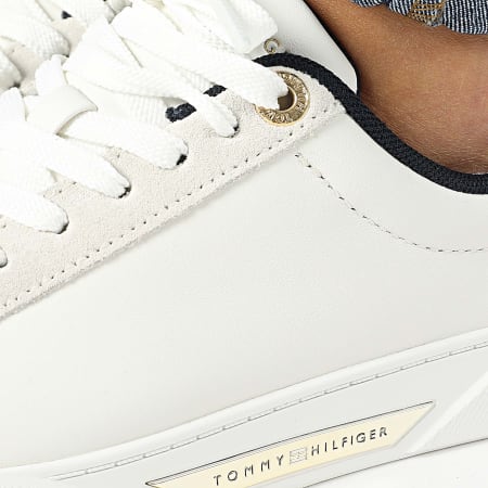 Tommy Hilfiger - Chic Hof damesschoenen 8123 Ecru