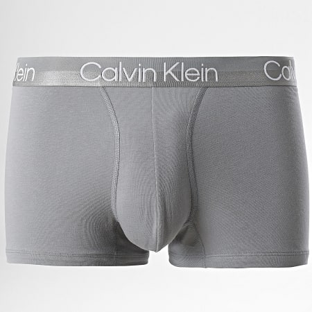 Calvin Klein - Juego de 3 bóxers de estructura moderna NB2970A Azul claro Gris marino