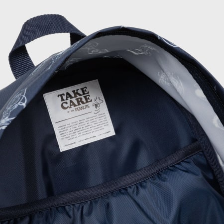 Eastpak - Gewatteerde Peanuts rugzak marineblauw