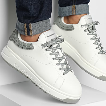 Emporio Armani - Sneakers X4X264 XN001 Off White Sage - Ryses display picture 2