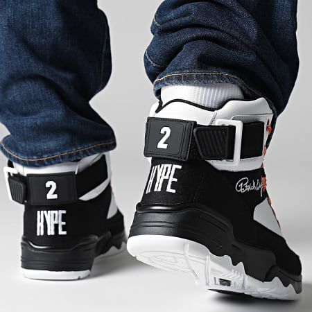 Ewing Athletics - Canastas 33 Hi X Kid N Play 1BM02549 Blanco Negro Rojo