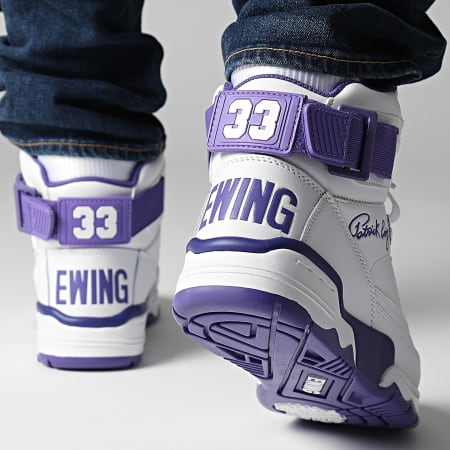 Ewing Athletics - Ewing 33 Hi 1BM02527 Wit Ultra Violet Sneakers