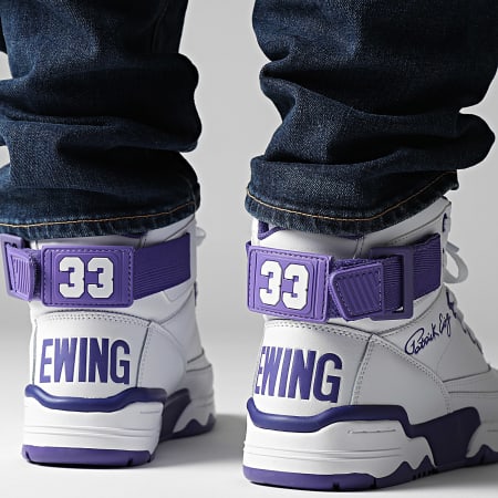 Ewing Athletics - Zapatillas Ewing 33 Hi 1BM02527 Blanco Ultra Violeta