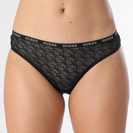 Guess - Braguitas de encaje para mujer O3BE16-KBXA0 Negro