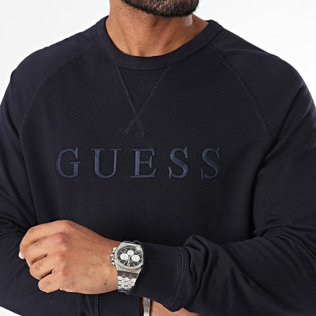 Guess - Crewneck sweatshirt U3YQ01-KBS91 Marineblauw