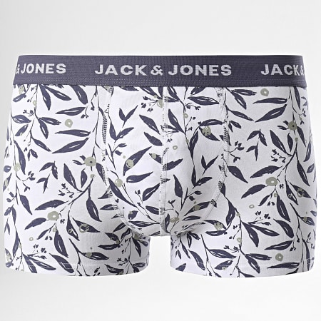 Jack And Jones - Lot De 5 Boxers Harvey Bleu Marine Bleu Clair Blanc