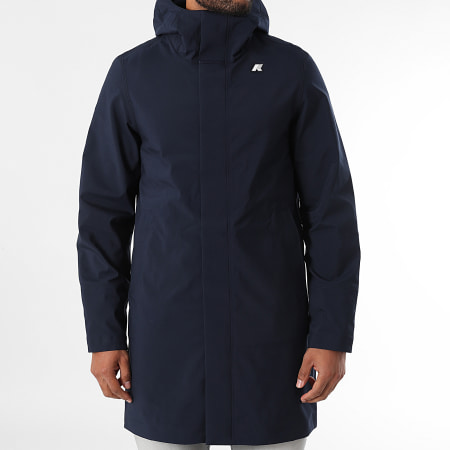 K-Way - Parka con capucha Thomas Bonded K7126WW Azul marino