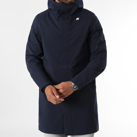 K-Way - Parka con capucha Thomas Bonded K7126WW Azul marino