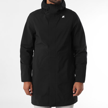 K-Way - Parka con capucha Thomas Bonded K7126WW Negro