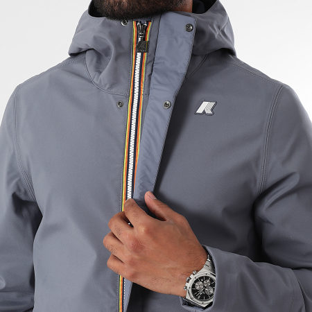 K-Way - Parka con capucha Thomas Bonded K7126WW Gris