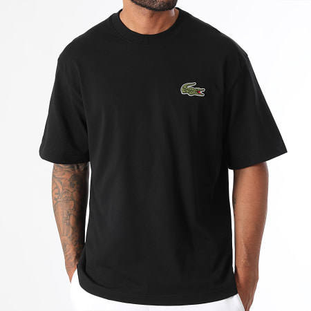 Lacoste - Tee Shirt Oversize Loose Fit Big Logo Crocodile