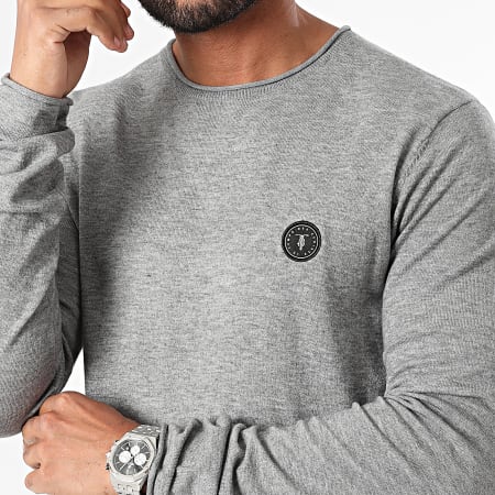 Le Temps Des Cerises - Terry ML192 Maglione Grigio Heather