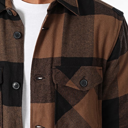 Only And Sons - Sobrecamisa a cuadros negra Milo Brown