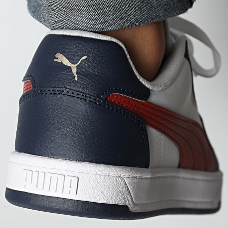 Puma - Puma Caven 2.0 Sneakers 392290 Wit Mars Rood Club Navy