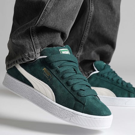 Puma - Manden Suède XL 395205 Donker Myrtle Warm Wit