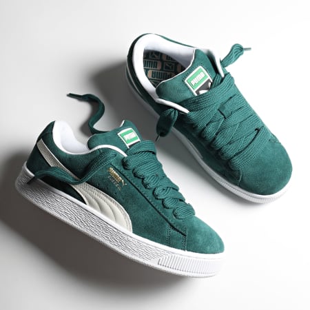 Puma - Cestini Suede XL 395205 Mirto Scuro Bianco Caldo