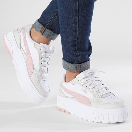 Puma - Baskets Femme Karmen II Idol 397461 Puma White Mauve Mist Gray