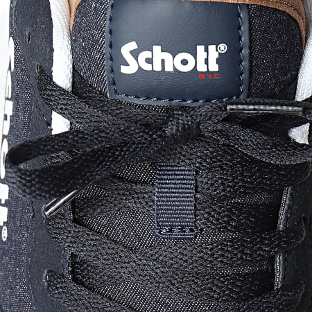 Schott NYC - Norati Navy Denim Bruin Sneakers