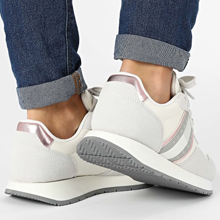 Tommy Jeans - Eva Runner Metallic 2687 Ivoor Damesschoenen