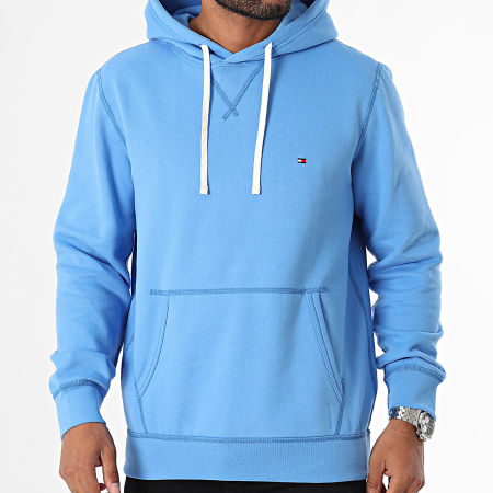 Tommy Hilfiger - Sudadera con capucha Essential 7230 Oversize Azul claro