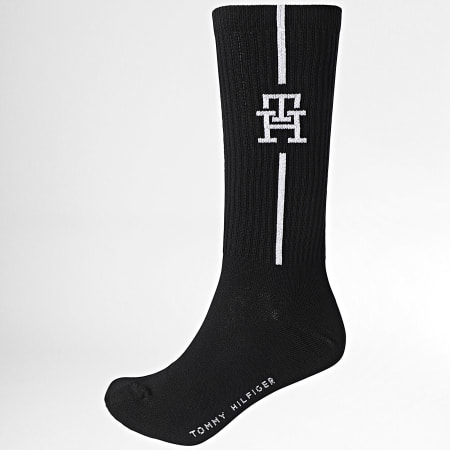 Tommy Hilfiger - Lote de 4 pares de calcetines 2832 Negro Blanco