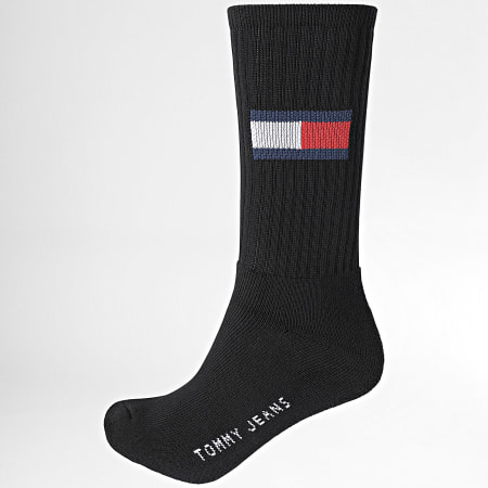 Tommy Jeans - Lote de 4 Pares de Calcetines 9686 Negro Blanco