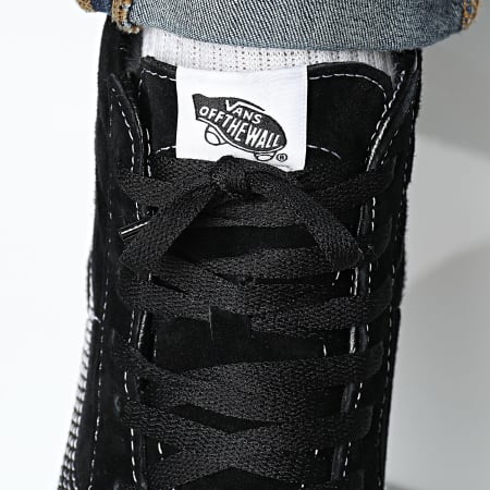 Vans - Sk8 Hi CMXBM81 Pig Suede Black Hi-Top Sneakers