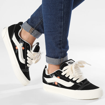 Vans - Sneakers donna Knu Skool 00CSO Nero Floreale