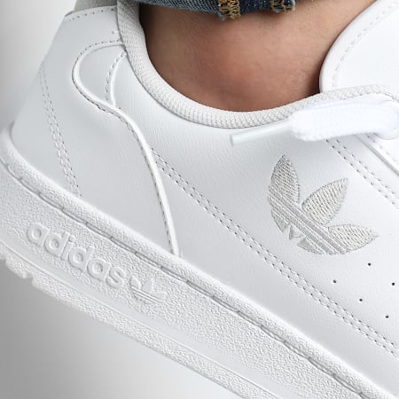 Adidas Originals - Baskets NY 90 JI1899 Footwear Blanco Gris One x Superlaced Gros Lacet Blanc