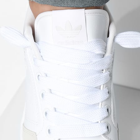 Adidas Originals - Baskets NY 90 JI1899 Footwear White Grey One x Superlaced Gros Lacet Blanc