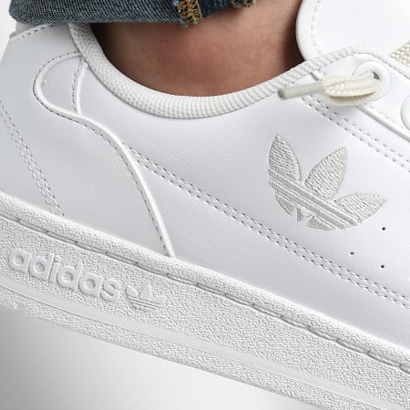 Adidas Originals - Baskets NY 90 JI1899 Footwear White Grey One x Superlaced Gros Lacet Beige