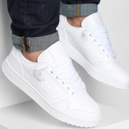 Adidas Originals - Baskets NY 90 JI1896 Calzado Blanco Cry Blanco x Superlaced Gros Lacet Blanc