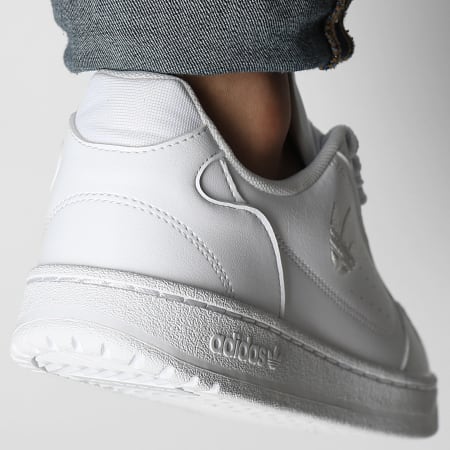 Adidas Originals - Baskets NY 90 JI1896 Footwear White Cry White x Superlaced Gros Lacet Blanc