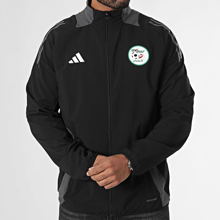 Adidas Performance - Chaqueta con cremallera Algeria JJ5984 Negro