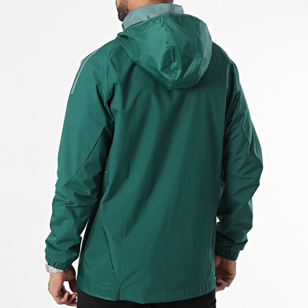 Adidas Performance - Argelia Chaqueta con capucha y cremallera JJ5989 Verde