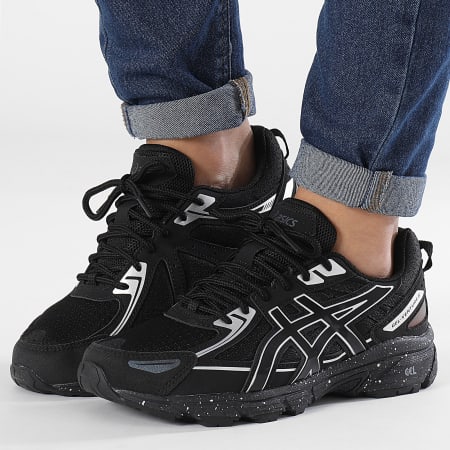 Asics - Baskets Femme Gel Venture 6 GS 1204A162 Black Pure Silver